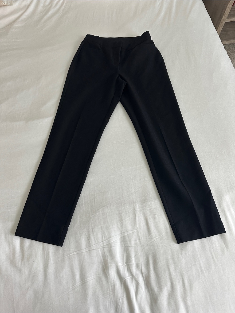 INC International Concepts Black Straight-Leg Ponte Pants size 0S